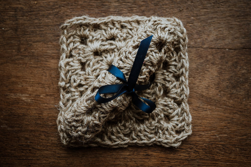 Crochet Jute Body Cloth